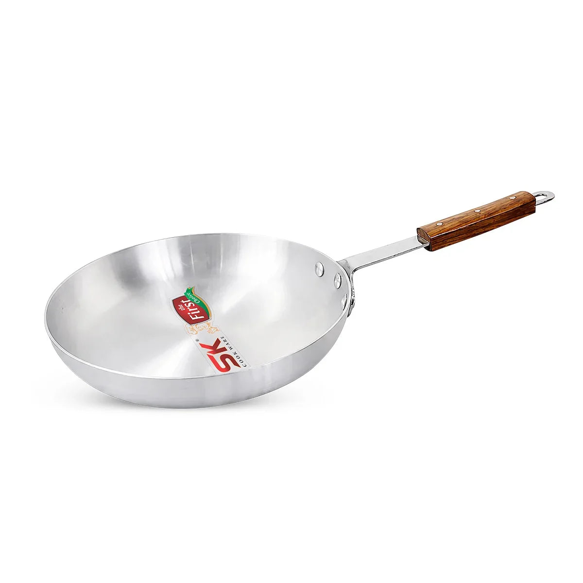 SK Cookware 15-Piece Aluminum Cookware Set - Bridal Gift Set with Wooden Spatulas