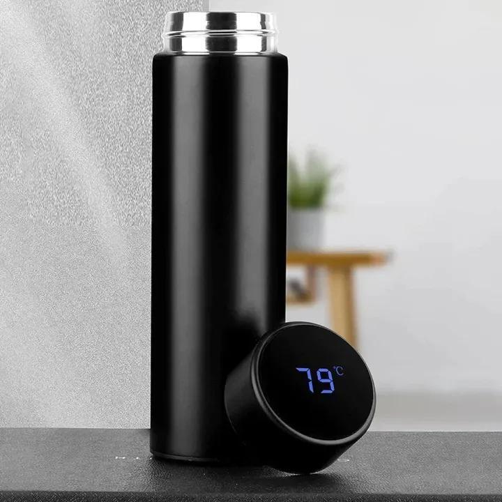Smart LED Temperature Display Vacuum Insulated Thermos Bottle 500ML – Stainless Steel Flask with Tea Filter | Hot & Cold Water Bottle