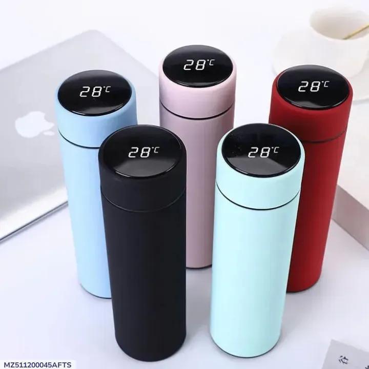 Smart LED Temperature Display Vacuum Insulated Thermos Bottle 500ML – Stainless Steel Flask with Tea Filter | Hot & Cold Water Bottle