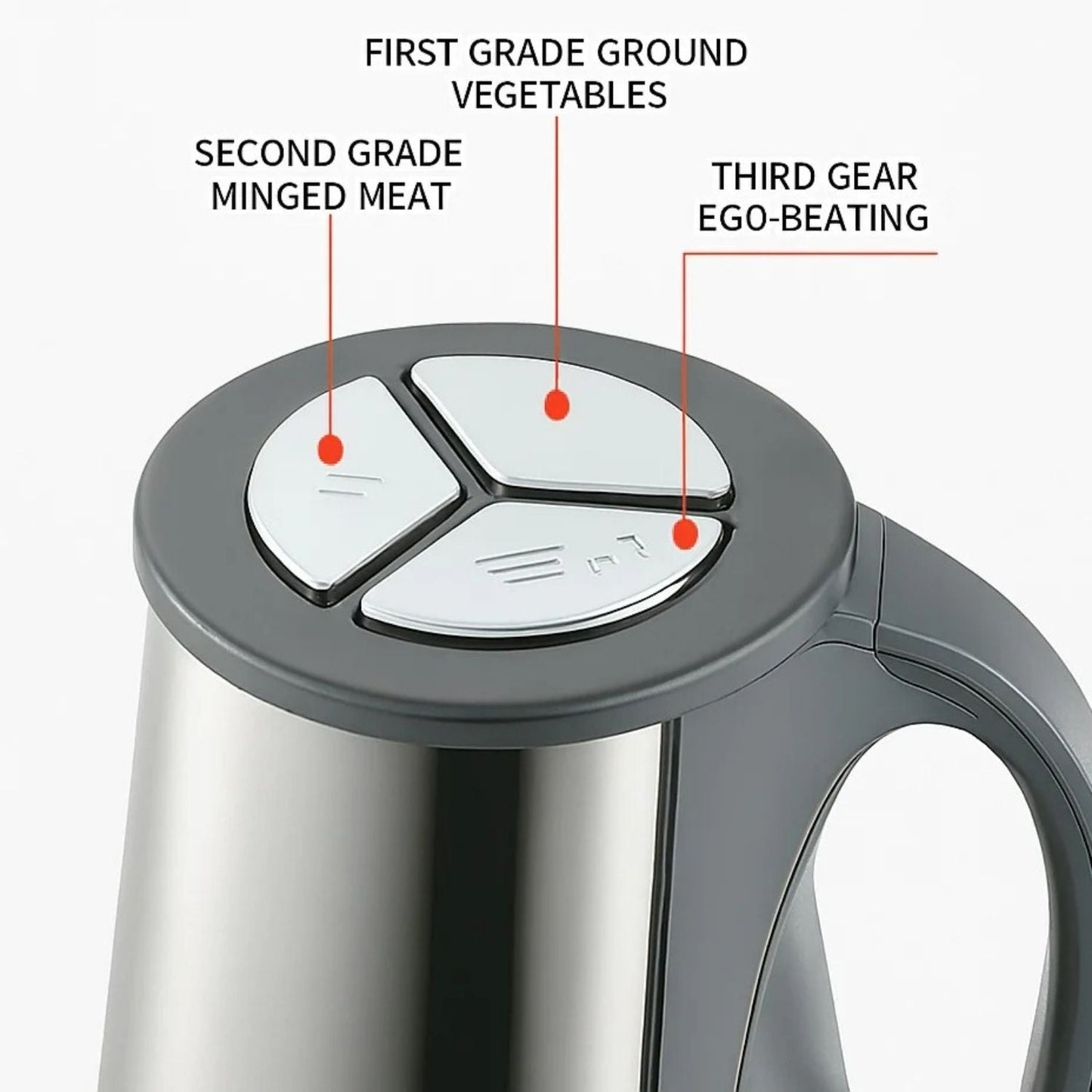 3L Electric Meat & Vegetable Chopper - Imported Quality
