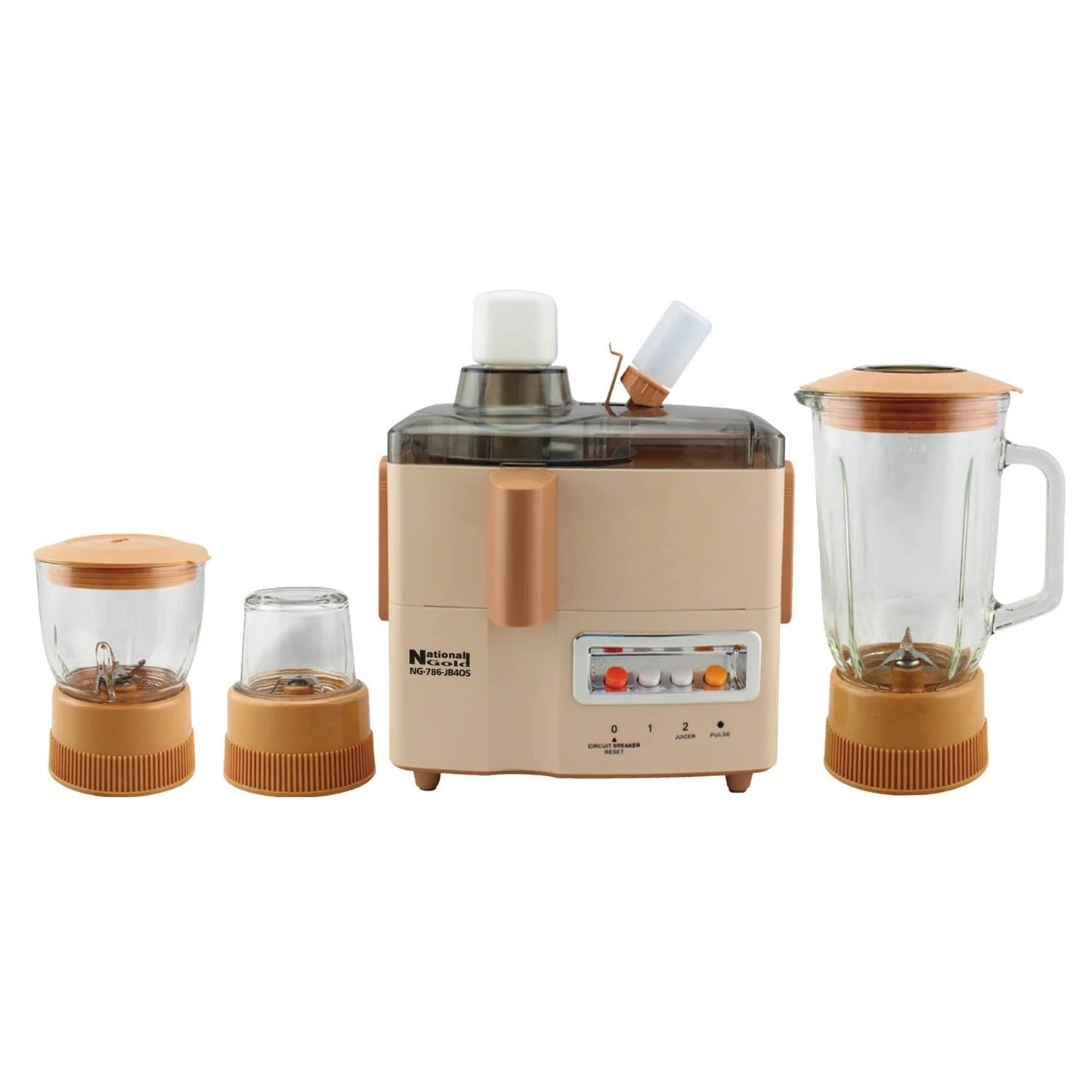 4-in-1 Juicer Blender & Grinder Multi-Functional Food Processor